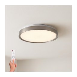 Brilagi-LED Corp de iluminat cu reglare a intensității FANCIA LED/48W/230V 3000-6500K Ø 39 cm argintiu + telecomandă