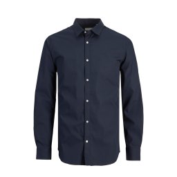 JACK & JONES Cămaşă Jjejoe Ls Plain 12187222 19-3923 TCX navy blazer