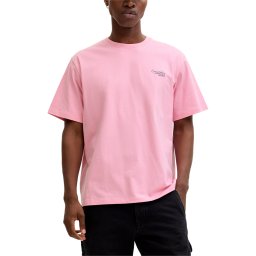 JACK & JONES T-Shirt Jjroar Ss Crew Neck 12288099 14-2311 TCX prism pink
