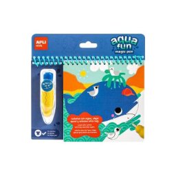 Carte de colorat Aqua Fun Magic Pen: Animale marine