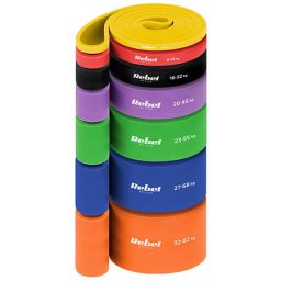 Benzi elastice SET 7 BENZI ELASTICE POWER BAND 4-82KG REBEL ACTIVE