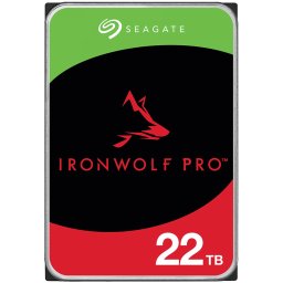 HDD NAS SEAGATE IronWolf Pro 22TB CMR 3.5, 512MB, 7200RPM, SATA, Rescue Services 3 ani, TBW: 550-EOL->ST24000NT002