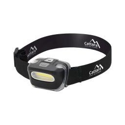 Lanternă frontală LED/3xAAA IP44 neagră