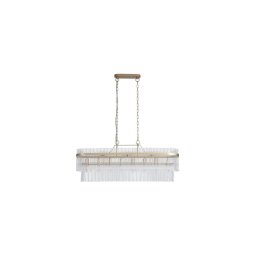Searchlight 11400-8GO - Candelabru cu lanț LARA 8xE14/60W/230V