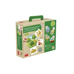 Joc pentru dezvoltarea cunostintelor despre natura: De unde provin alimentele?