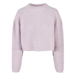 Doamnelor Wide pulover oversize Softlilac