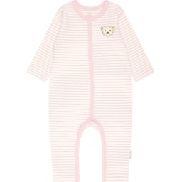Steiff Collection Salopetă/Body roz deschis / alb
