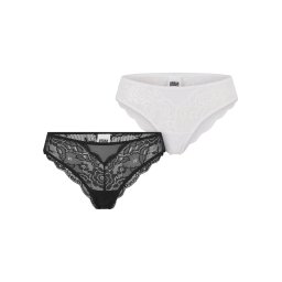 Urban Classics Slip negru / alb