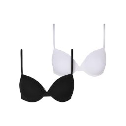 Urban Classics Sutien negru / alb