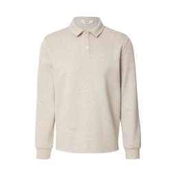 DAN FOX APPAREL Tricou 'Dean' bej amestecat