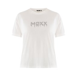 MEXX Tricou gri / alb
