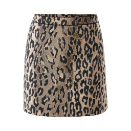 MEXX Fustă maro / maro cappuccino / negru