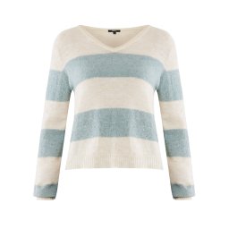 MEXX Pulover crem / albastru deschis
