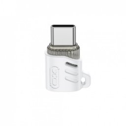 Adaptor micro USB-B 2.0 la USB type C M-T Alb, XO NB256G