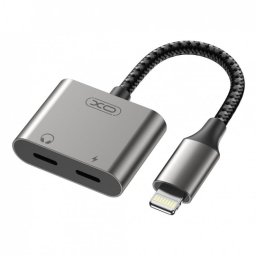 Adaptor Lightning la 2 x Lightning T-M 12.5cm brodat, XO NB-R258A