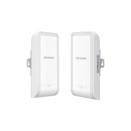 Kit Wireless Bridge Hikvision DS-3WF02-5AC/D 5Ghz 867Mbps 5KM, pana la 5km transmisie wireless, 867 Mbps 802.11ac wireless bridge, Built-in 12 dBi 2 x 2 MIMO antenna, Standard PoE, 2 × 10/100 Mbps RJ45 ports, dimensiuni: 90.8 mm × 187.87 mm × 57.87 mm,