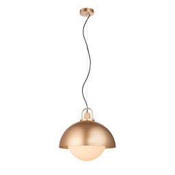 Pendul Graven SP1, H:120 cm D:35 cm, 1xE27, sticla opal, metal auriu