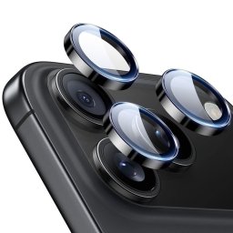 OSŁONA APARAT ESR ARMORITE CAMERA - Folie protecție cameră din Sticlă securizată - compatibil cu Apple IPHONE 14 PRO / PRO MAX / 15 PRO / MAX / 16 PRO / MAX / 17 PRO / MAX - culoare Negru
