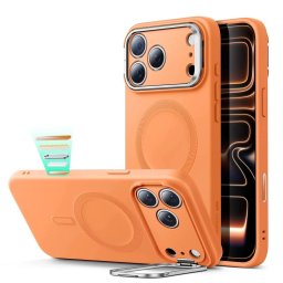 Husa ESR Cloud Soft HaloLock Kickstand - Husă telefon - compatibil cu Apple iPhone 17 Pro Max - Kickstand / Suport - culoare Portocaliu