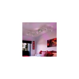 Spot LED RGB dimabil BUZZ-C 6xGU10/4W/230V Eglo 75387 + telecomandă