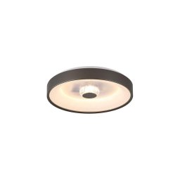 Searchlight 89735-38LT - Plafonieră LED dimabilă POLKA, 24W/230V + 6W, Ø 38,5 cm, maro