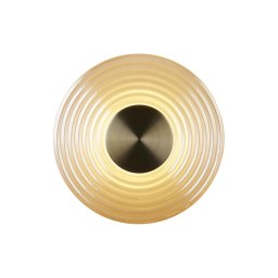 Searchlight 32210AM - Aplică de perete LED dimerizabilă CLEO LED/9,4W/230V, alamă