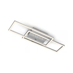 Brilo - Plafonieră LED dimabilă, 30W, 230V, 3000K, crom mat