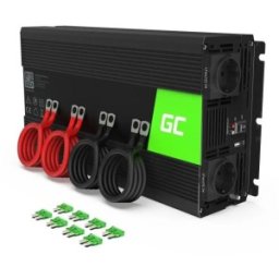 Invertor de Tensiune 12V - 230V, 2000W, INV10, Green Cell