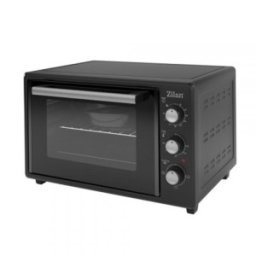 Cuptor Electric, Geam Dublu, Capacitate 35 l, Termostat Reglabil, Putere 1800W, Negru