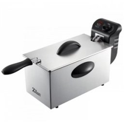 Friteuza din Inox, Putere 1500W, Capacitate 3 l, Protectie la Supraincalzire, Zilan
