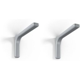 Consola cu Masca, 144 x 240 mm, 2 Buc/Set, Finisaj Aluminiu