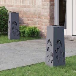 Lumina LED Solara pentru Alei 2 pcs Antracit GartenMobel Dekor