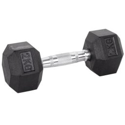 Gantera hexagonala inSPORTline Hexsteel 2 kg