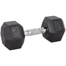 Gantera hexagonala inSPORTline Hexsteel 10 kg