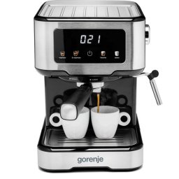 Espressor ESCM15CD, 1100 W, 15 bar, 1.5 l, Negru/Argintiu