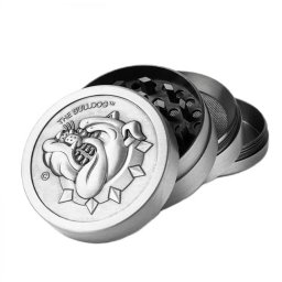 Grinder The Bulldog Amsterdam cu Holograma aluminiu silver 4 Parti Ø50mm