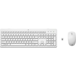 HP 230 cablu fără combinat mouse și tastatură maghiar alb