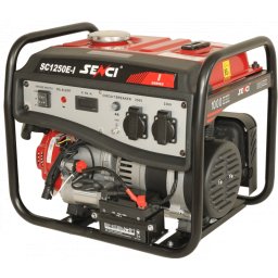 Generator de curent benzina SENCI SC1250E-LITE monofazat AVR 1 kW pornire electrica