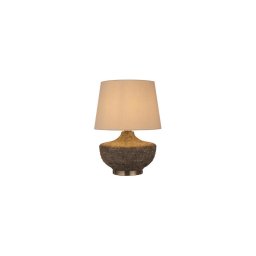 Searchlight EU44210AB - Lampă de masă AVAYA, 1x E27/60W/230V