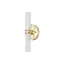 Searchlight ABERDEEN 10372SB-LED Aplica de perete pentru baie dimmabilă, 2 x LED, 12 W, 230 V, IP44, alamă