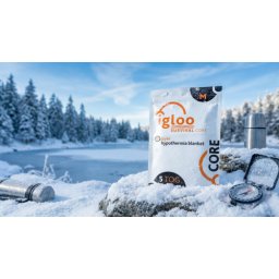 Patura pentru hipotermie IGLOO CORE, 2 straturi, portocaliu, M