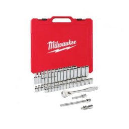 Trusa MILWAUKEE Chei Tubulare Cu Clichet 3/8inch 56 Rosu