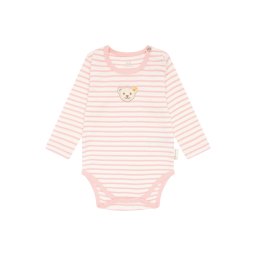 Steiff Collection Salopetă/Body maro deschis / roz pal / alb
