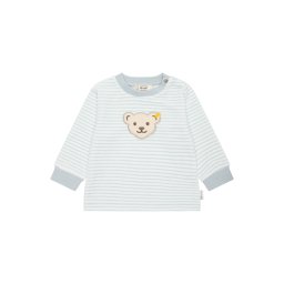 Steiff Collection Bluză de molton bej / albastru pastel / alb