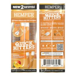 Hemper Pipa Quick Hitter cu terpene Mango cu bol ceramic x2