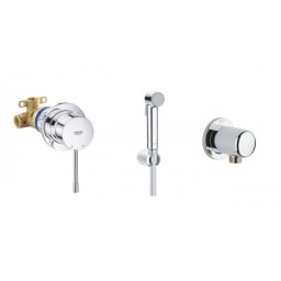Set dus igienic Grohe Tempesta F Trigger, crom lucios