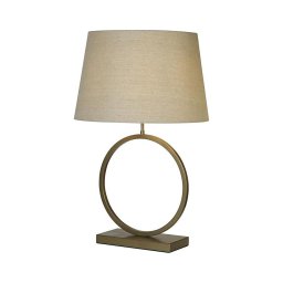 Searchlight EU93102NA - Lampă de masă ELEGANT 1xE27/60W/230V crem