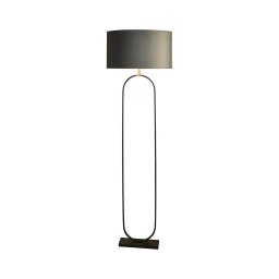 Searchlight EU95101DGY - Lampă de podea MODISH 1xE27/60W/230V gri