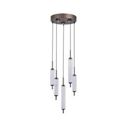 Searchlight 76210-5CL - Lustră LED dimabilă suspendată pe cablu CATTAIL LED/24W/230V