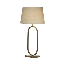 Searchlight EU94102NA - Lampă de masă MODISH 1xE27/60W/230V crem